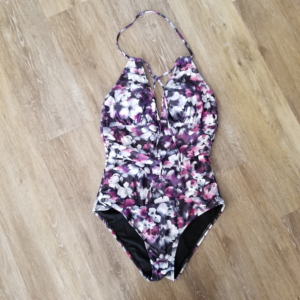 NWT Holipick Printed One Piece Swimsuit Size Large